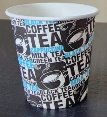 6 OZ PAPER CUP BLACK AND BLUE 20X50 PCS