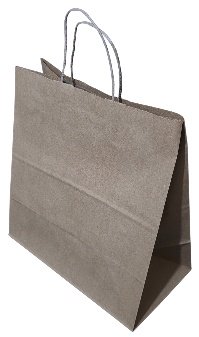 PAPER BAG TWISTED HANDLE 29X30X16 BROWN PLAIN UNPRINT 1X250 PCS