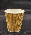 12 OZ RIPPLE CUP  BROWN