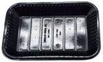 PLASTIC V5 TRAYS - PP BLACK ( 1X10 KG ) RECTANGULAR SHAPE