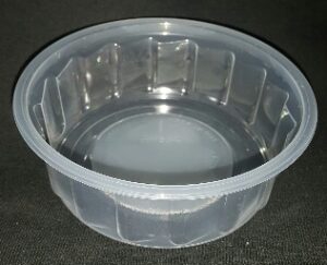 Plastic Bowl 200gm Classic - PP Clear (1x1000pcs)