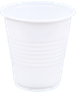 Plastic Disposable Cups 6 OZ (50 Pcs X 20 Pkts) White- Plain Carton