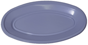 Plastic V7 Tray - PP White (1x10 Kg)( Oval Shape )