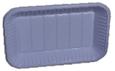 Plastic V3 Trays - PP White (1x10kg)( Rectangular Shape)